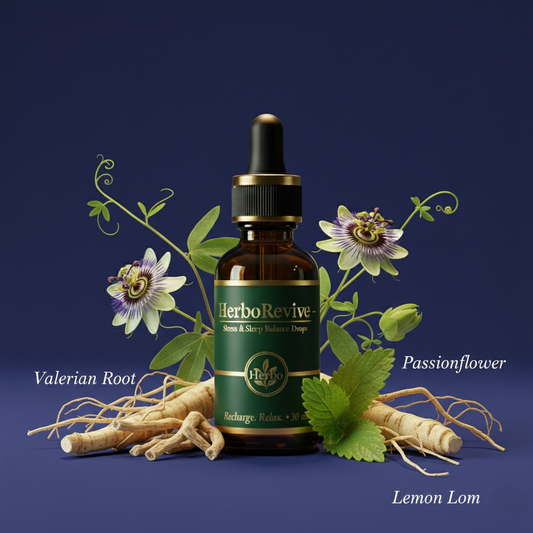 HerboRevive – Natural Stress Relief & Deep Relaxation Drops