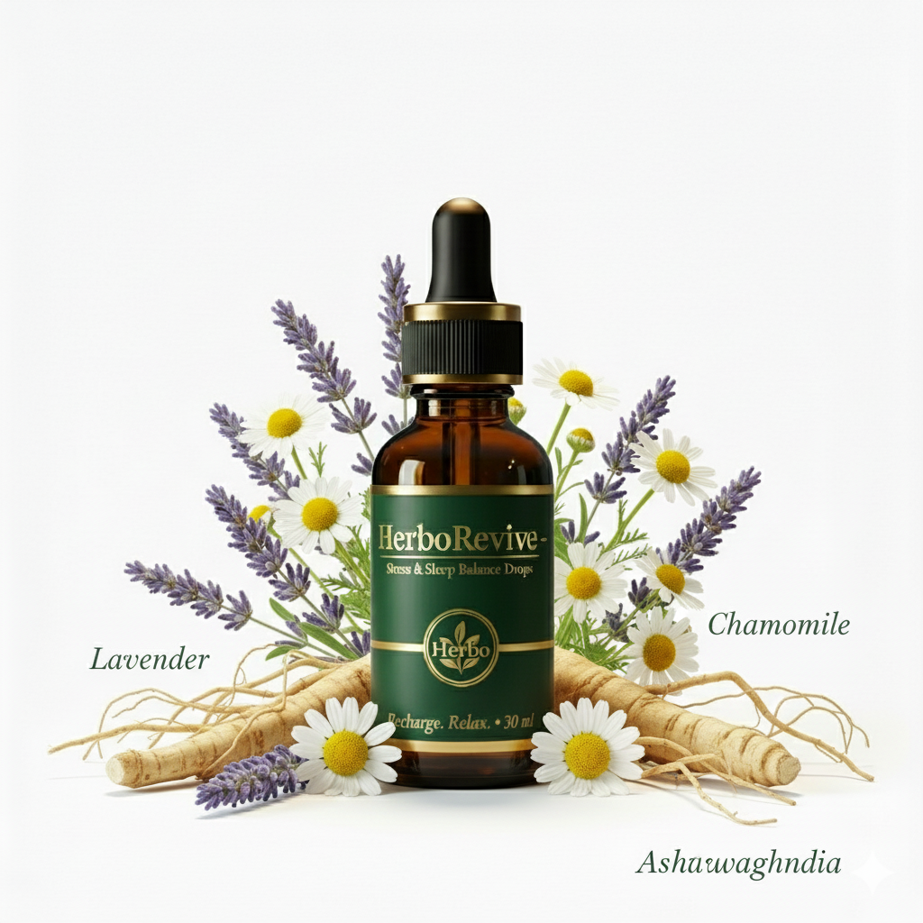 HerboRevive – Natural Stress Relief & Deep Relaxation Drops