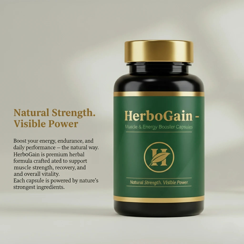 HerboGain Herbal Stamina & Lean Muscle Support