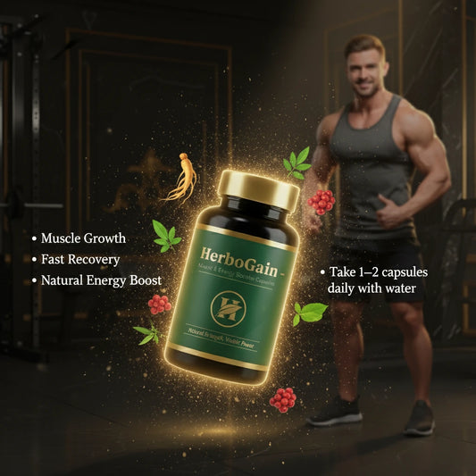 HerboGain Herbal Stamina & Lean Muscle Support