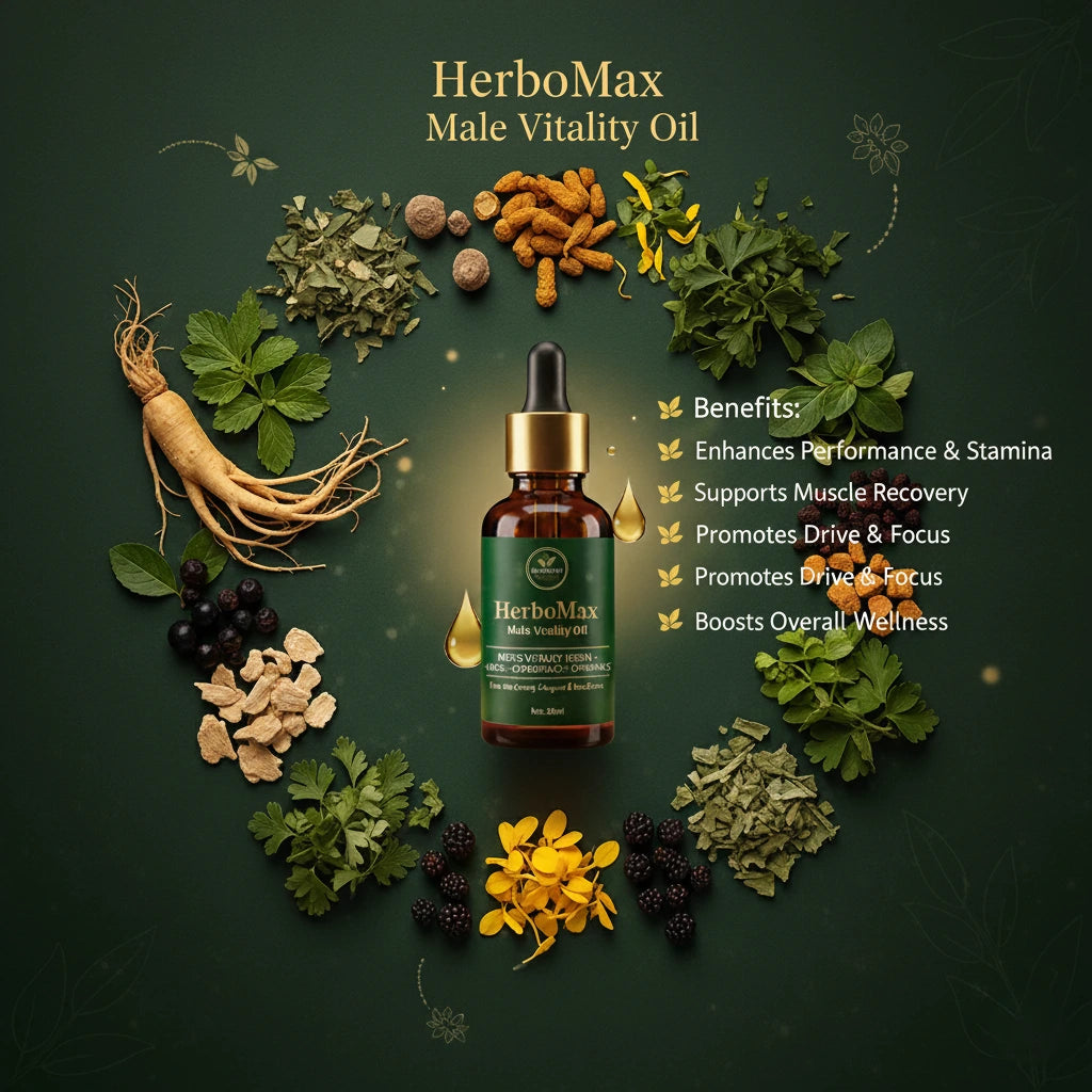 HerboMax Vitality Oil – Herbal Strength Booster