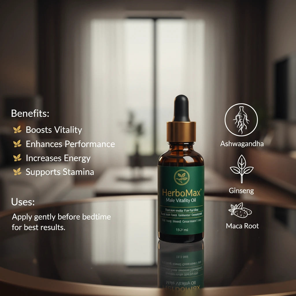 HerboMax Vitality Oil – Herbal Strength Booster