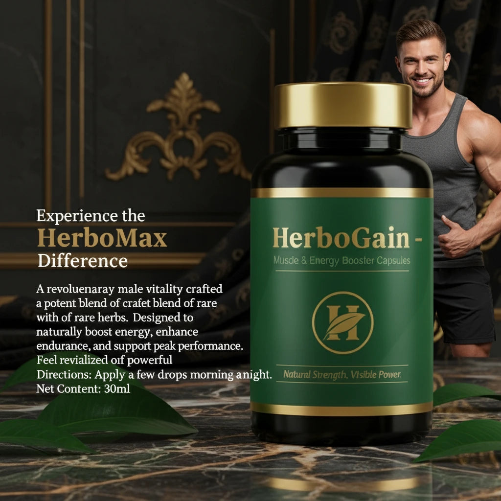 HerboGain Herbal Stamina & Lean Muscle Support