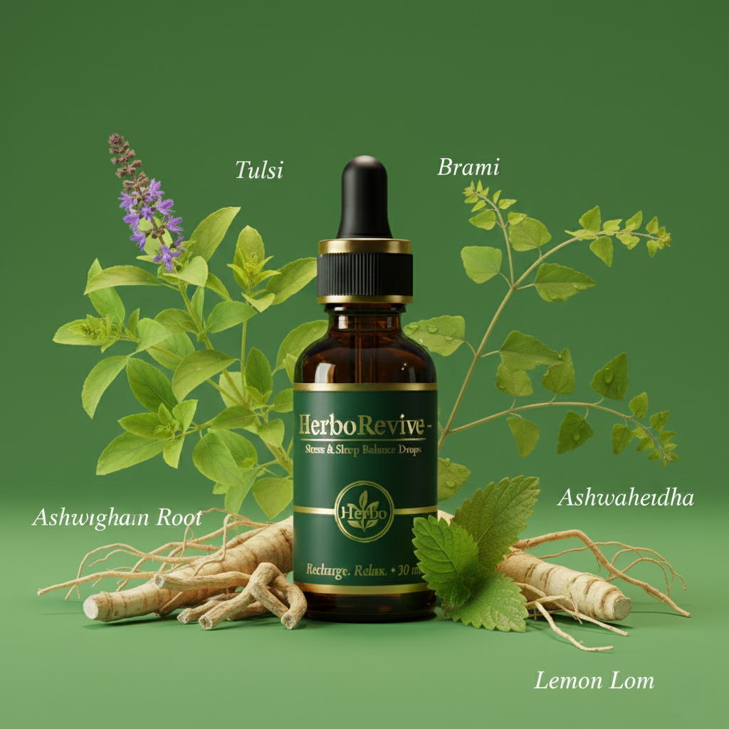 HerboRevive – Natural Stress Relief & Deep Relaxation Drops